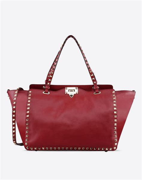 valentino rockstud shopper tote bag|valentino rockstud pantsuit.